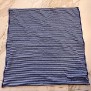 lululemon athletica Blue & White Striped Scarf Wrap